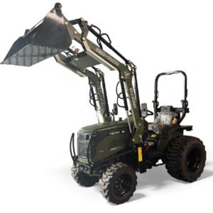 Startrac Allrad-Kleintraktor 22 Nato-Grün mit Industriebereifung + Frontlader inklusive Schaufel